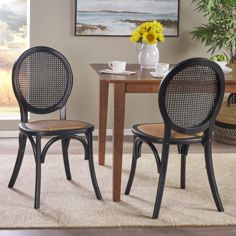 Bay Isle Home Rattan King Louis Back Side Chair & Reviews Wayfair